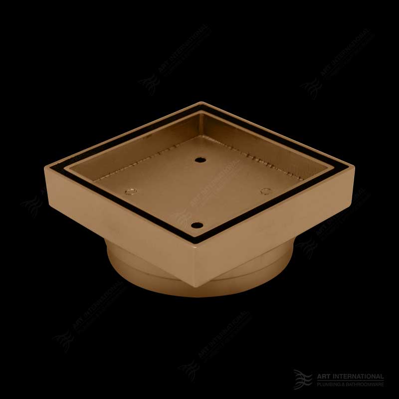 Bermuda Mega Square Tile Inserts Brushed Bronze