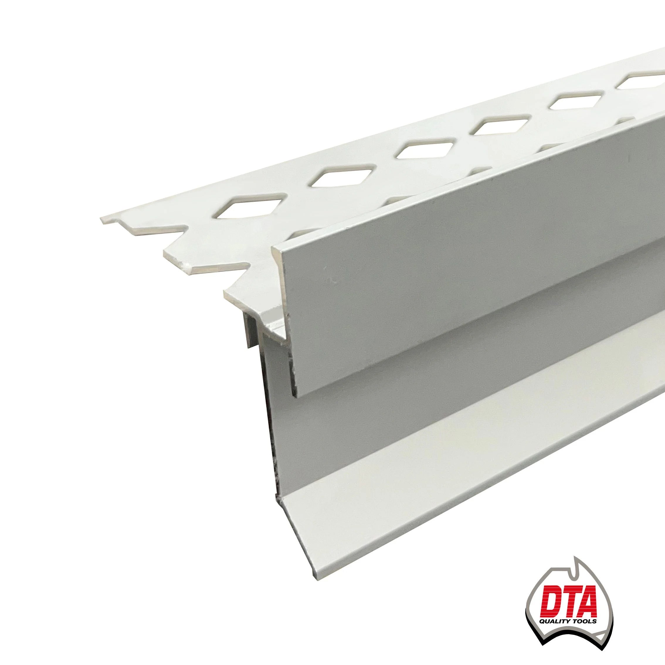Alumimium Balcony trim weep hole 3M X 12MM Matt Silver