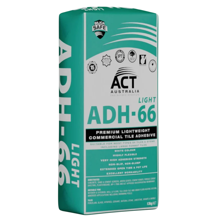 Bag of ACT ADH-66 tile glue for swimming pools and large areas