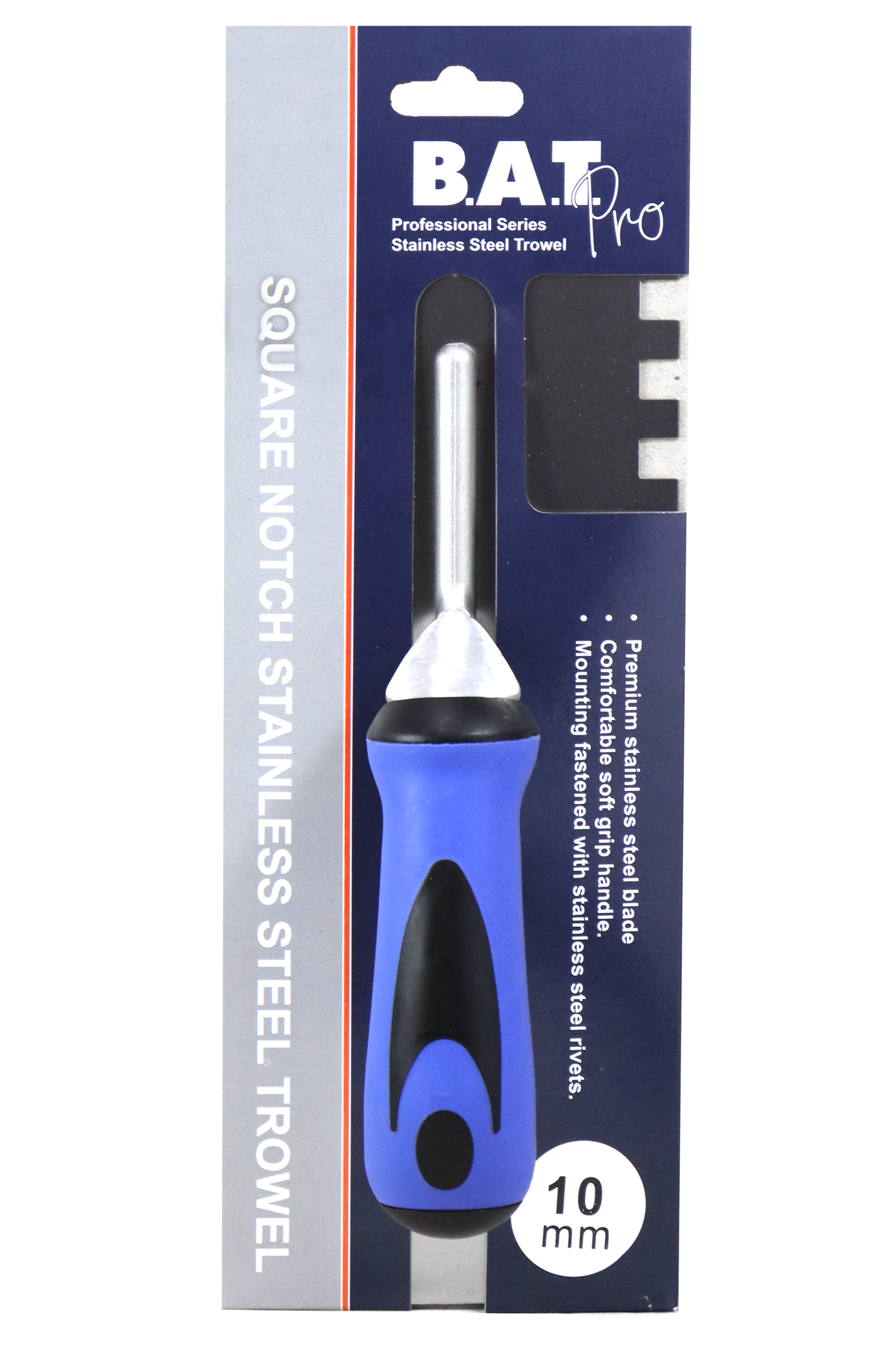 BAT Pro tiling notch trowel