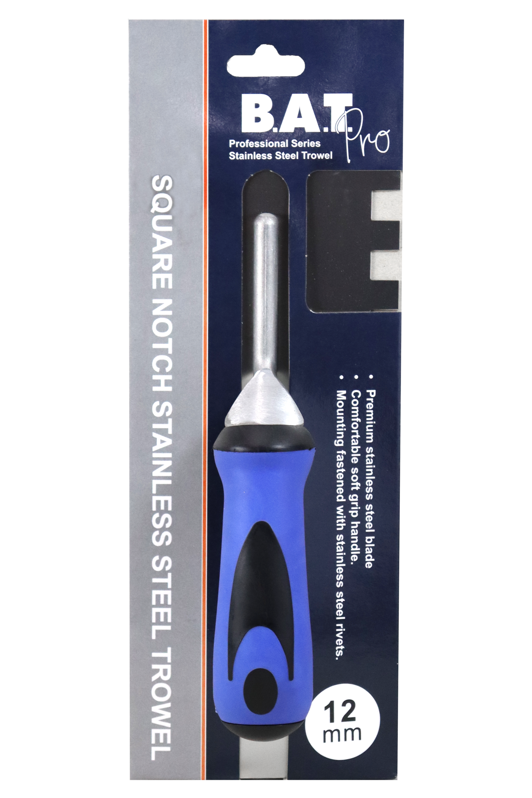 BAT Pro tiling tool notch trowel