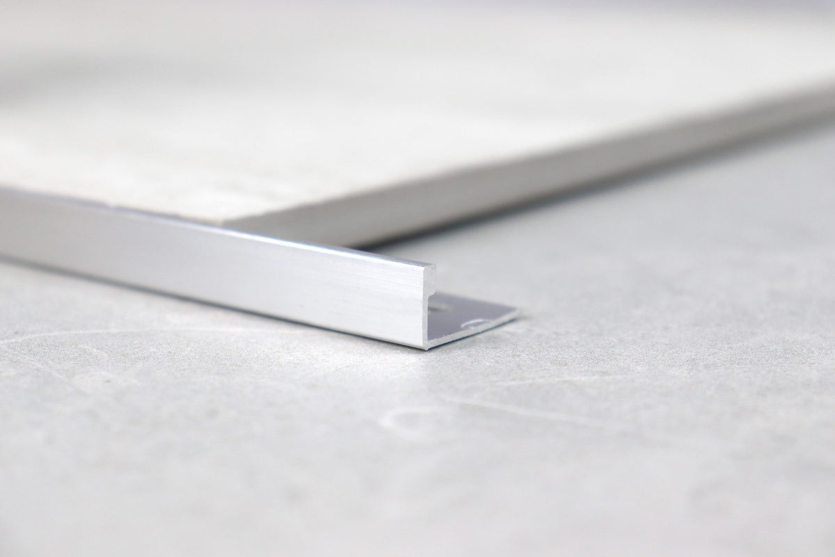 BAT Trims Aluminium L-Shaped Tile Angle Mill Finish | Tiling Supplies ...