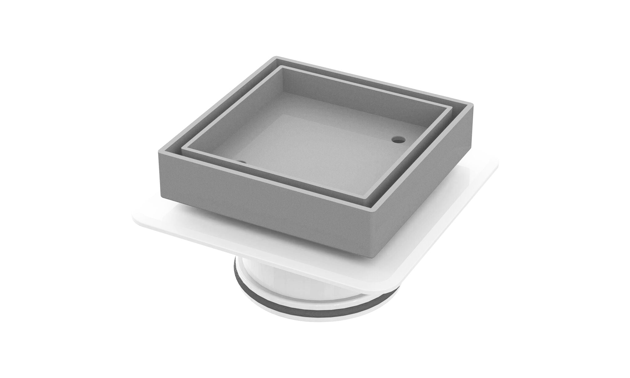 Bermuda Mega Square Tile Inserts Titanium Grey