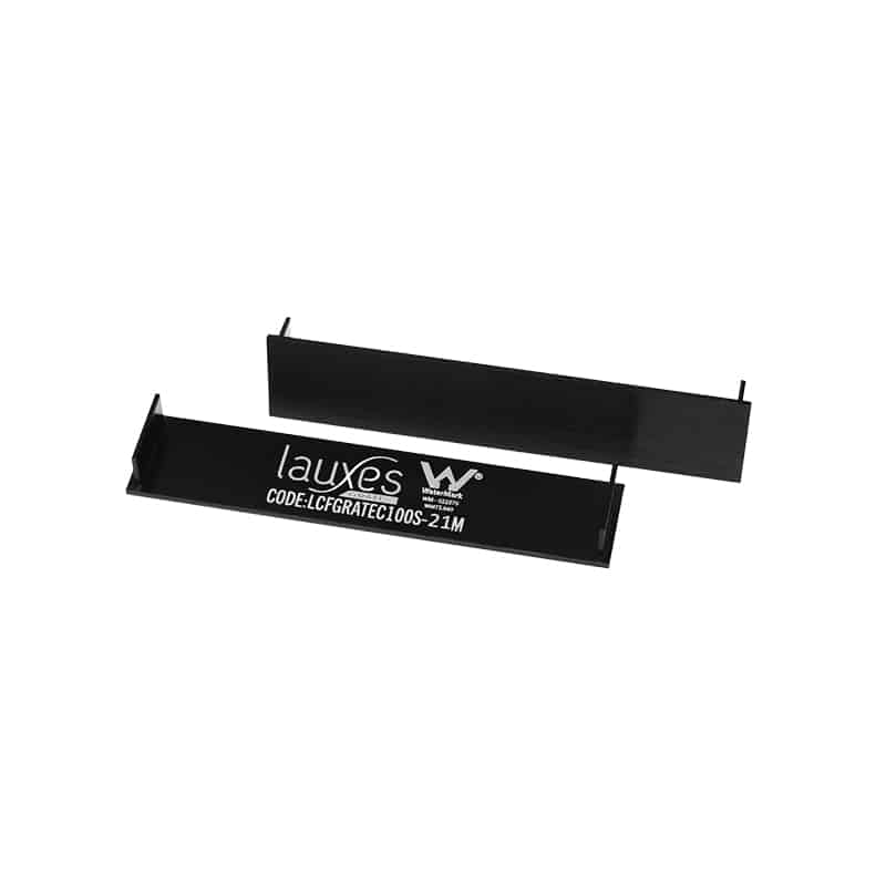 Black grate end caps