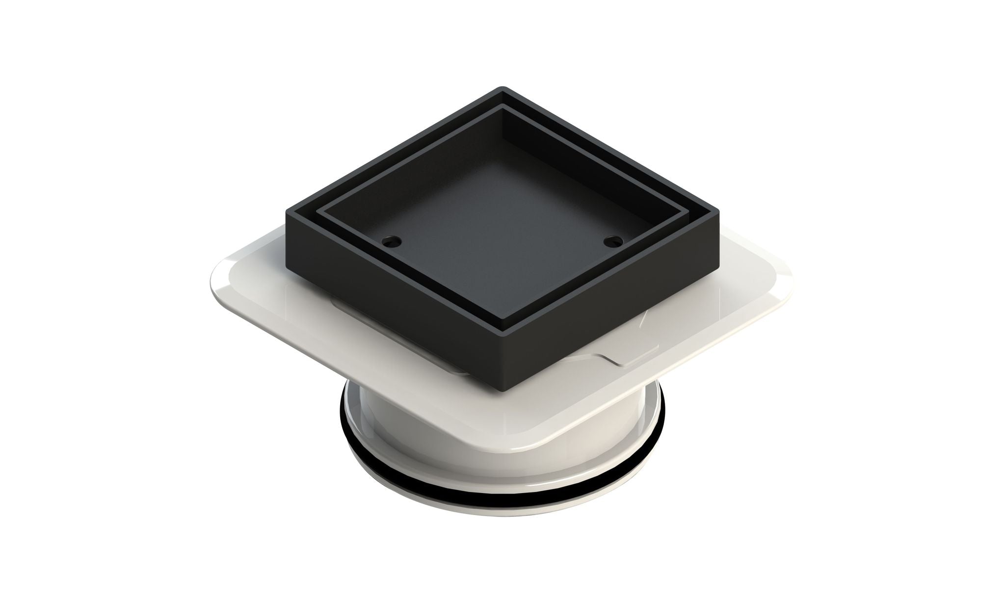 Bermuda Mega Square Tile Inserts Black Chrome