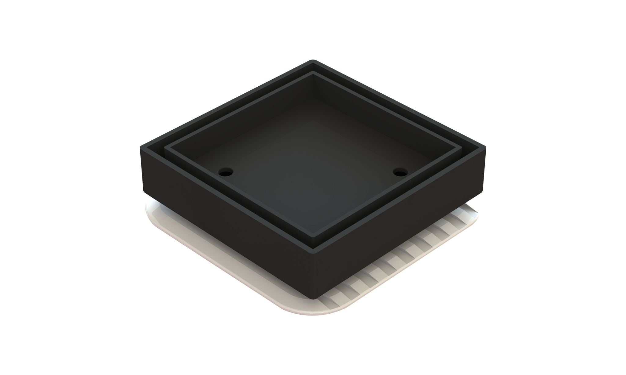 Bermuda Mega Square Tile Inserts Black Chrome