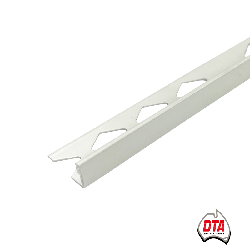 Aluminium angle with DTA Australia logo