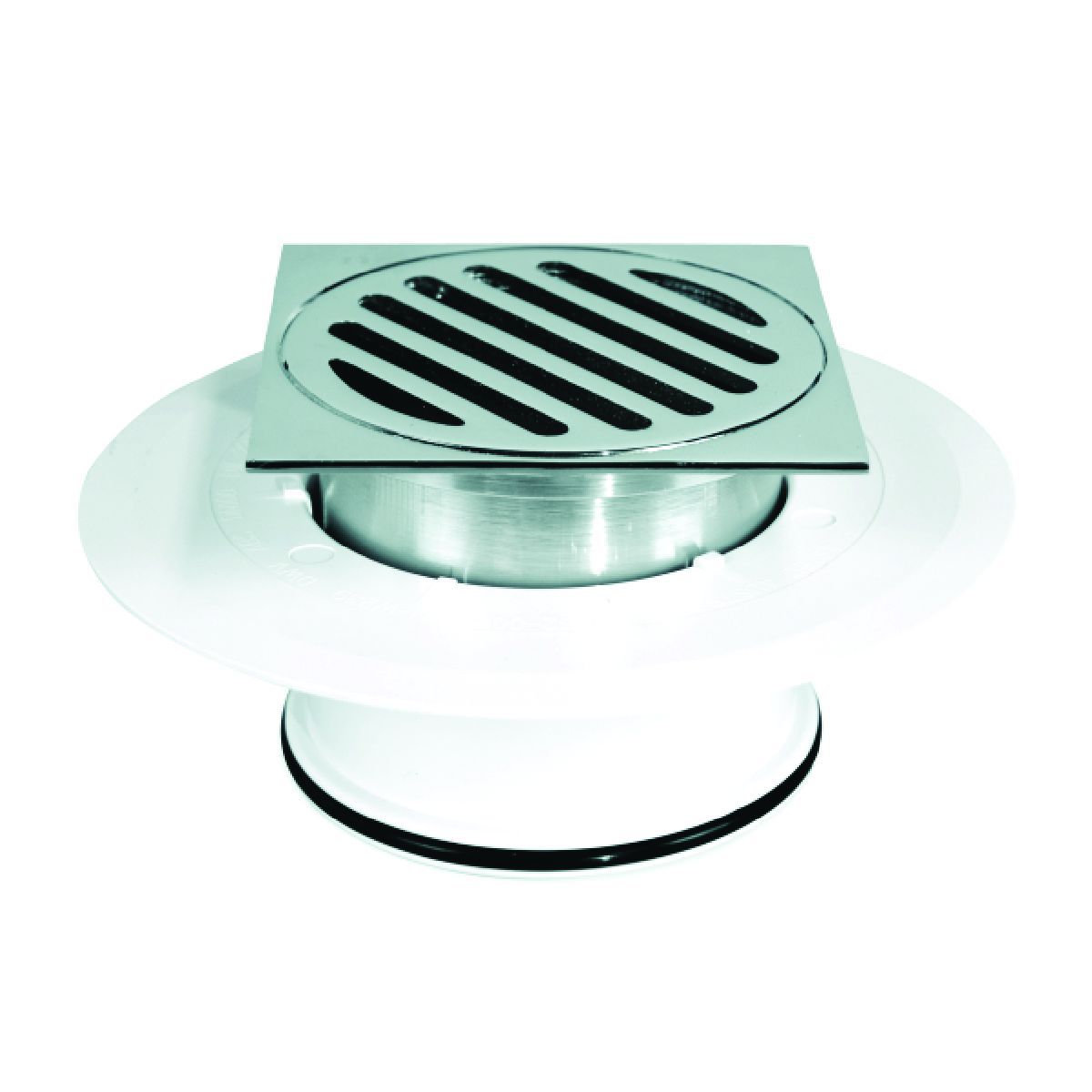 Floor waste flange and grate