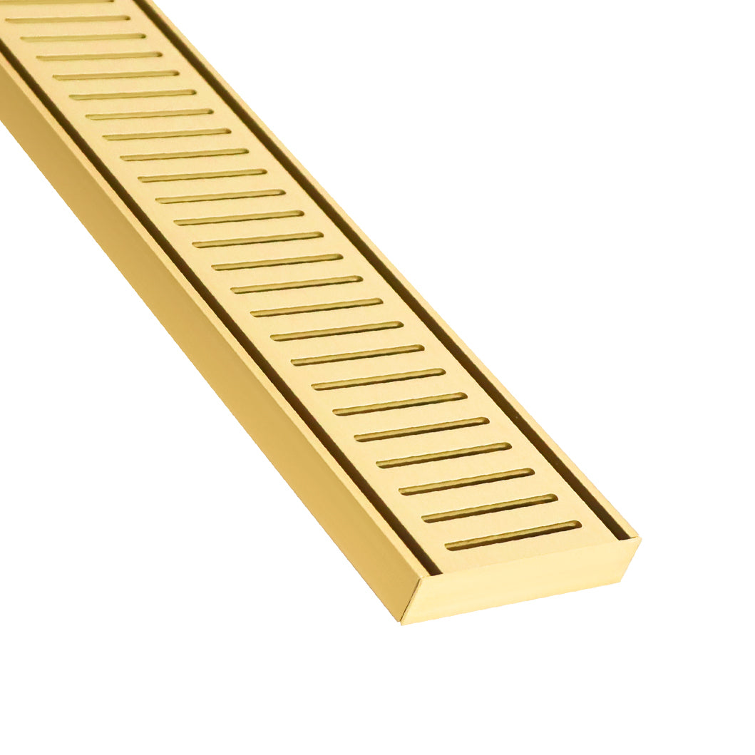 Gold bathroom grate