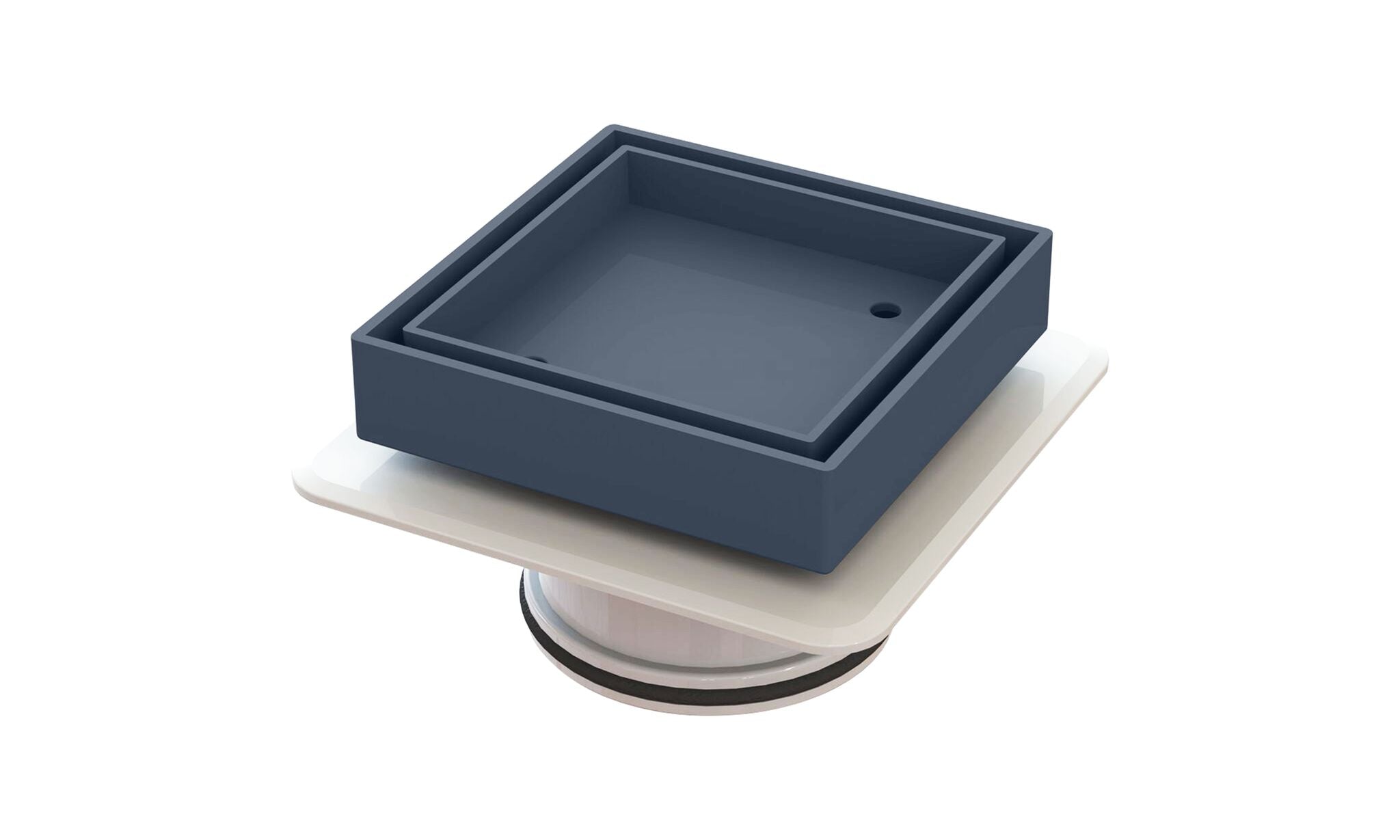 Bermuda Mega Square Tile Inserts Gunmetal Grey