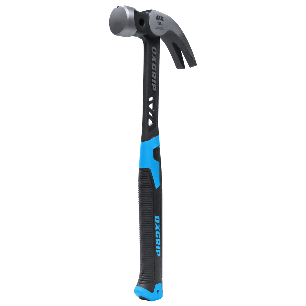 OX Pro Ultrastrike Claw Hammer – 16oz / 450g