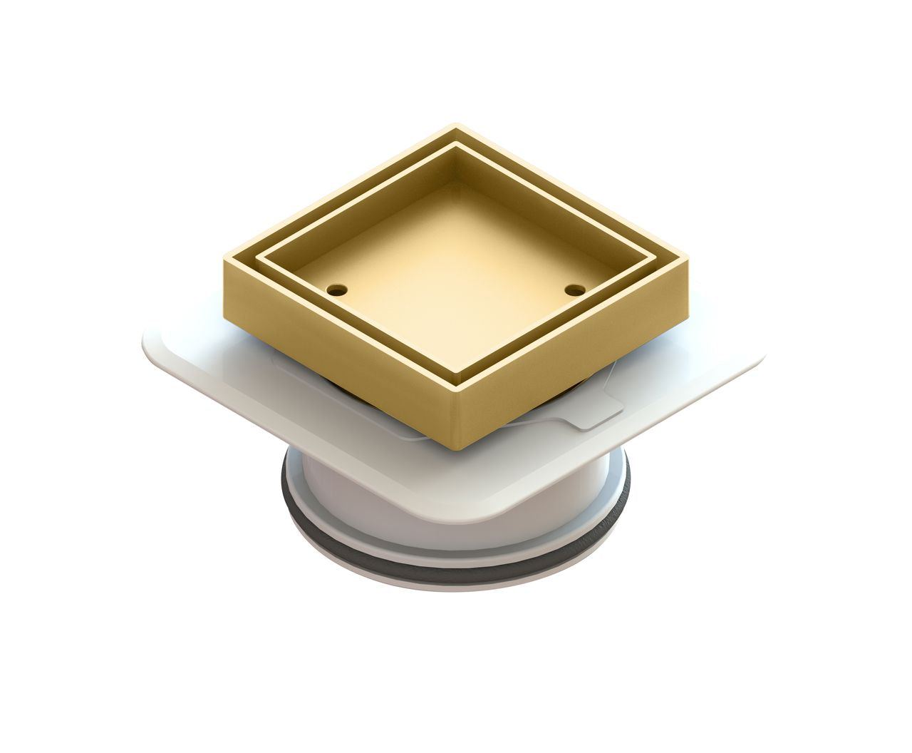 Bermuda Mega Square "Lowline" Tile Inserts Polished Brass