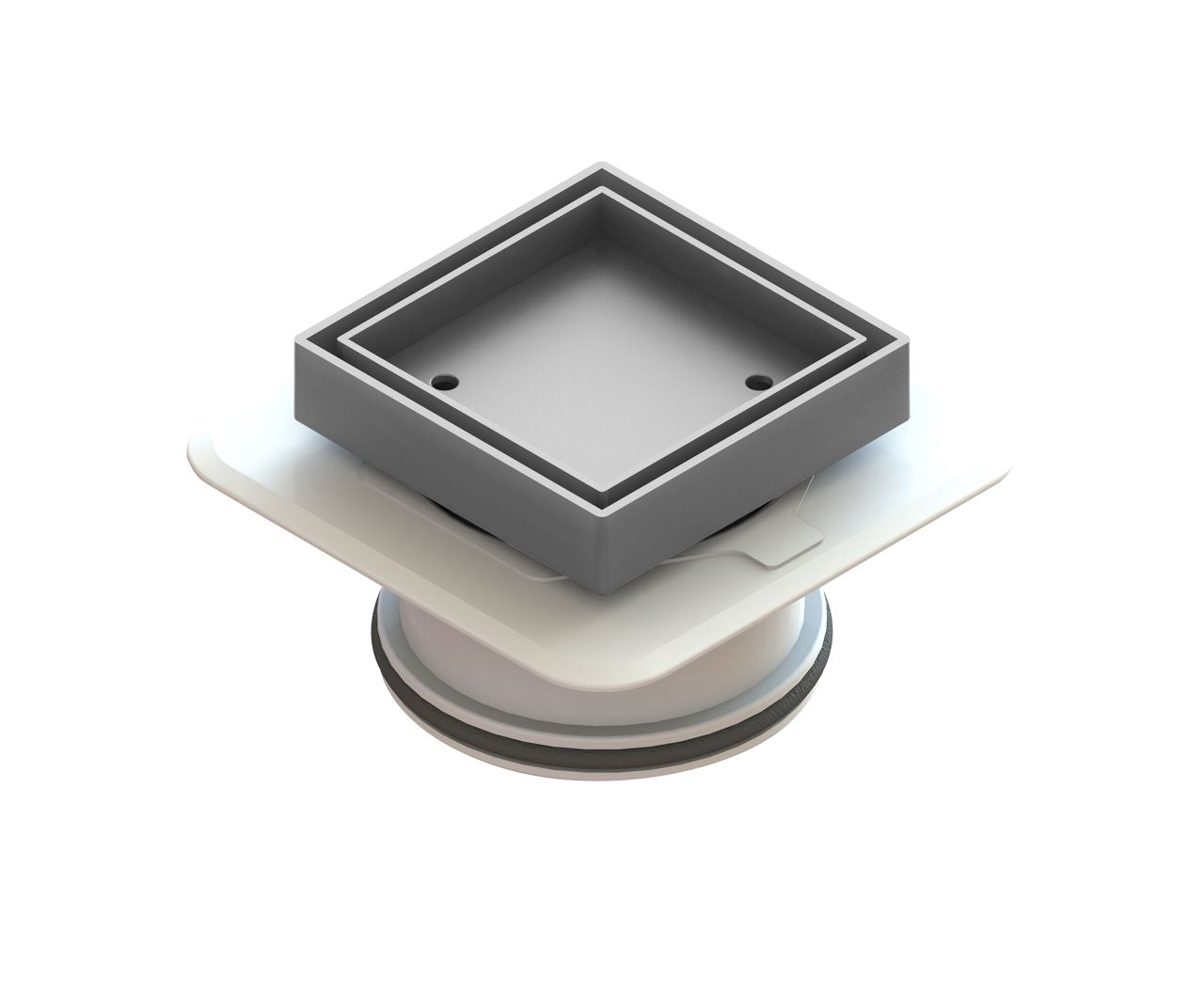 Bermuda Mega Square "Lowline" Tile Inserts Chrome Plated