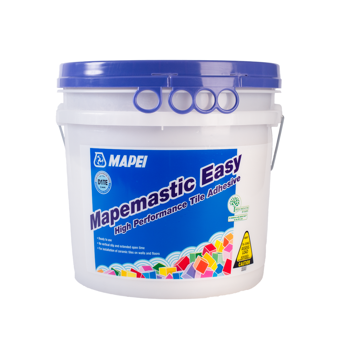 Mapemastic Easy 20kg ready mixed tile adhesive for ceramic and porcelain tiles