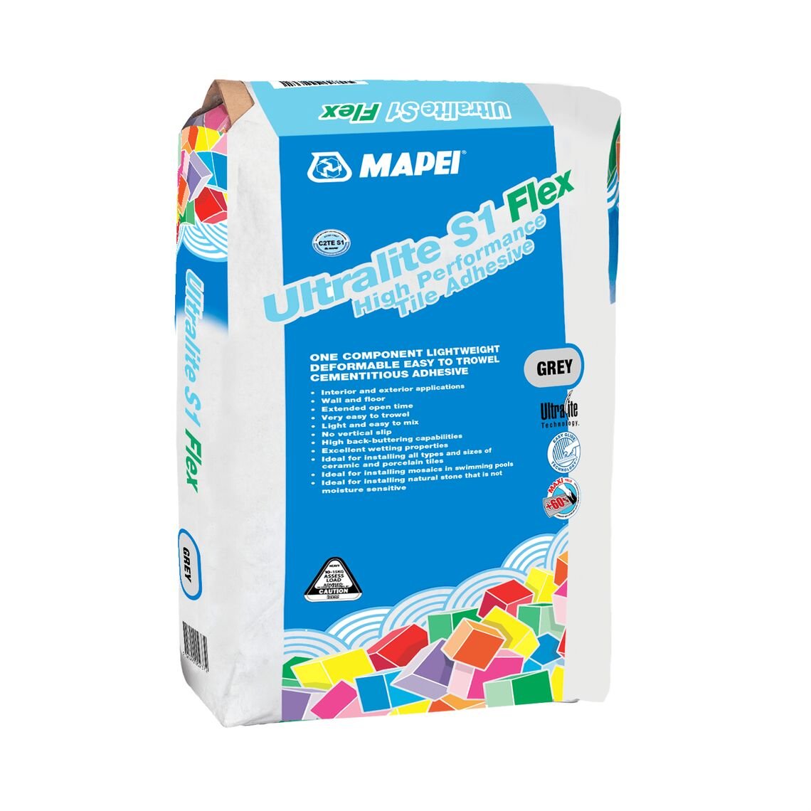 Mapei tile adhesive Ultralite S1 Flex