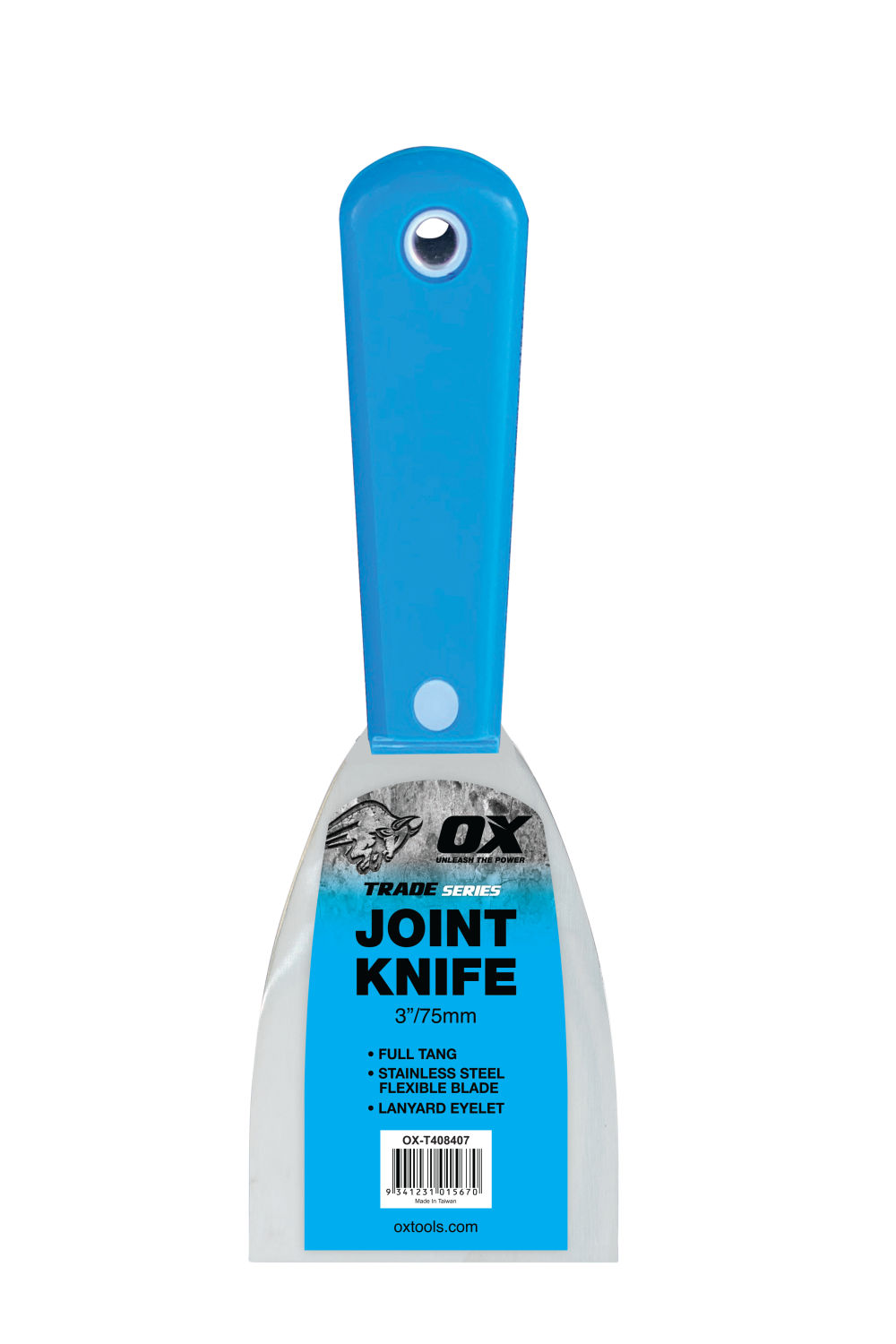 OX Trade Stainless Steel Joint Knives  75mm plastering rendering tool