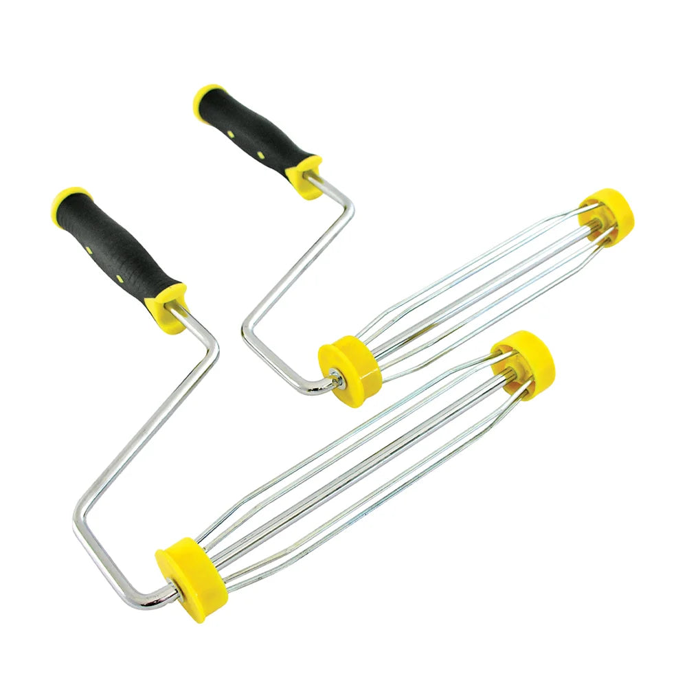 Rollers for applying paints, coatings, and waterproofing products