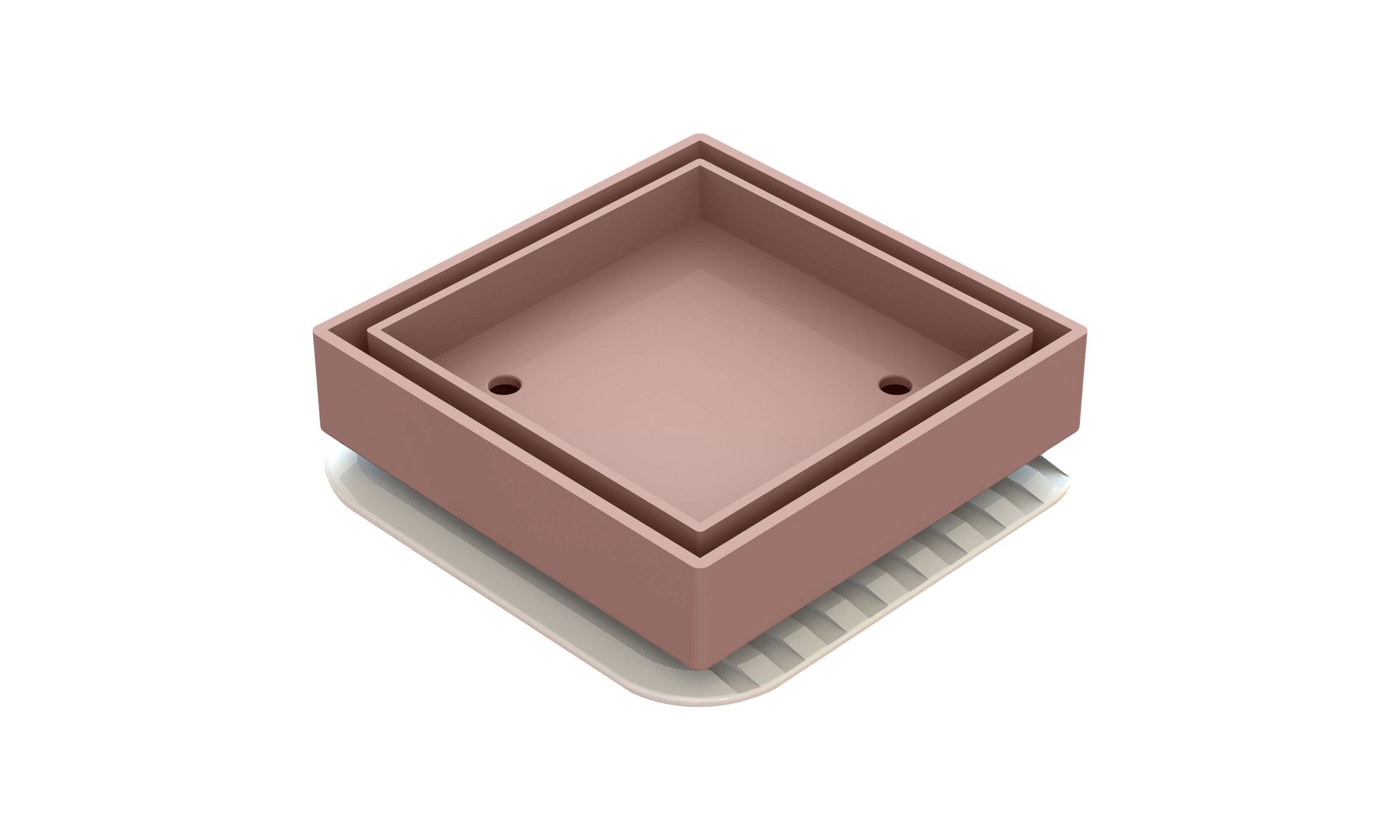 Bermuda Mega Square Tile Inserts Rose Gold