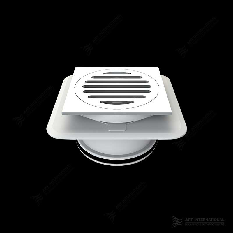 Shower drain floor waste flange