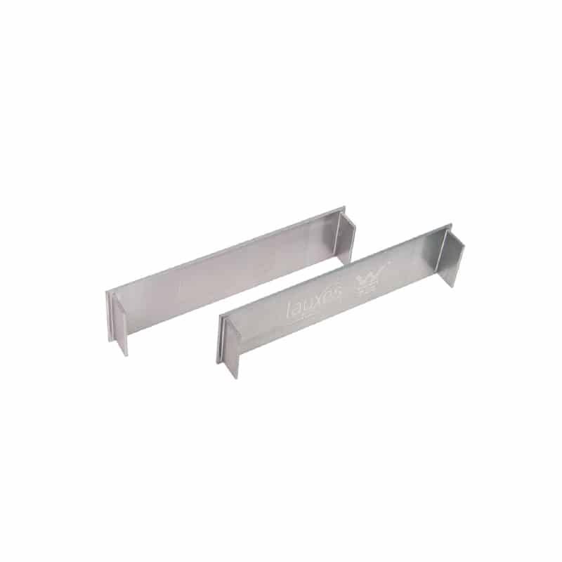 Silver grate end caps